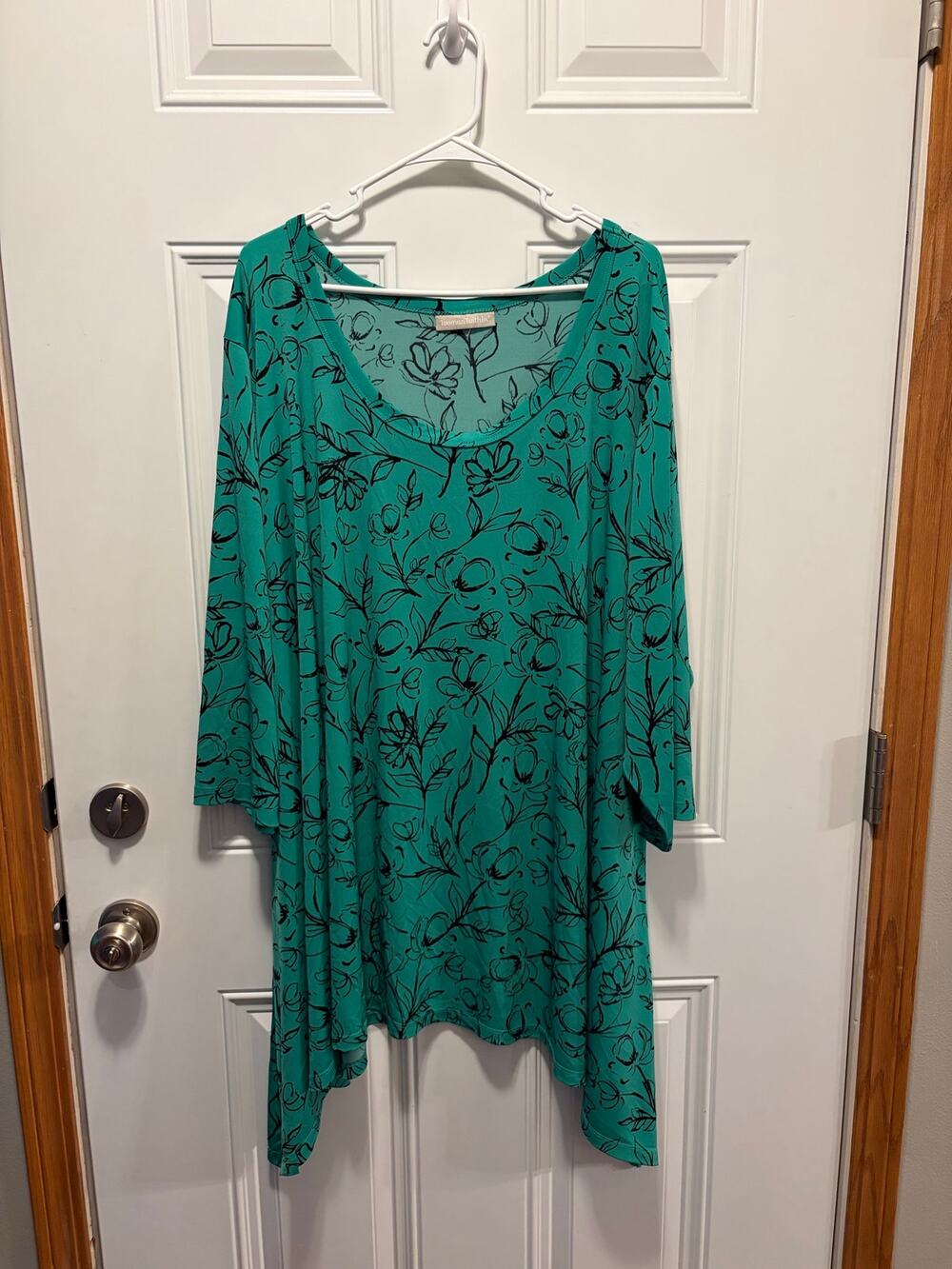 Woman Within Tunic Length Blouse Size 2XL
